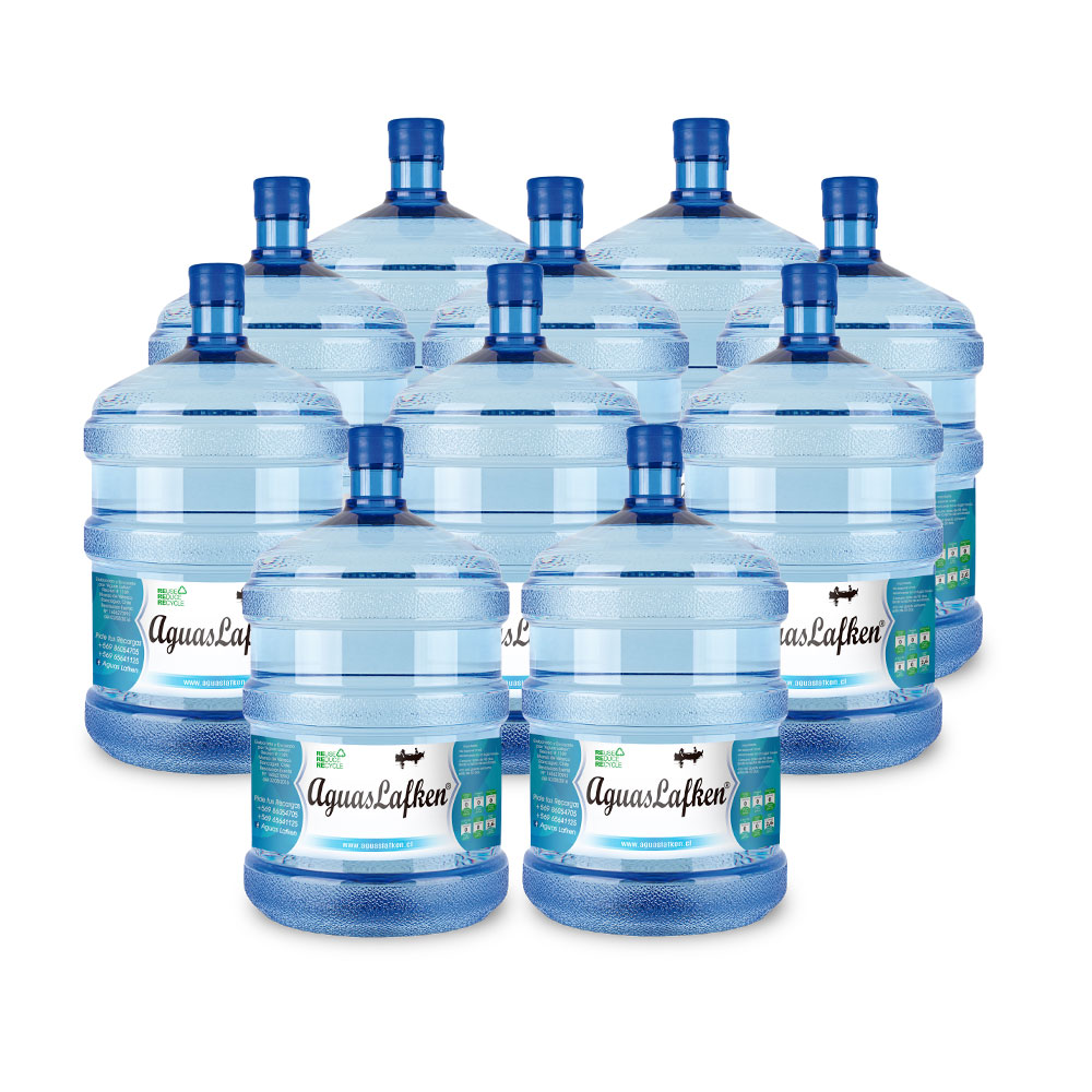 10 Recargas de Agua Purificada