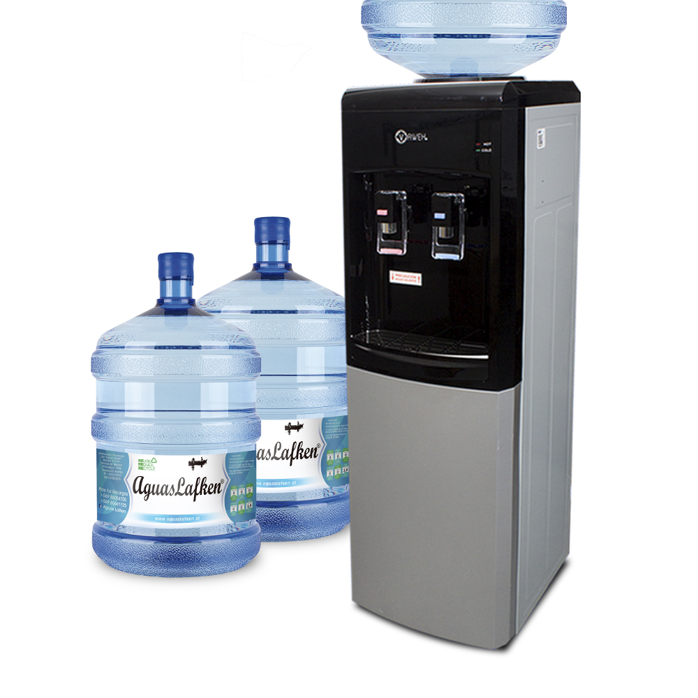 Dispensador eléctrico con compresor + 3 bidones